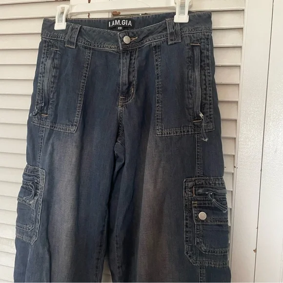 IAMGIA Harlin Demin Cargo Pants - Picture 4 of 6